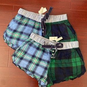 2 /$15 Aerie sleepwear shorts.  NEW